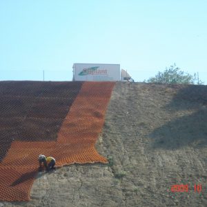 Recubrimiento de talud